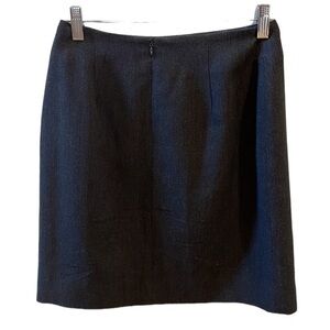 Ralph Lauren 100% Wool Mini Skirt Classic Preppy Style‎ Grey Black 6P